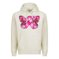 Oatmeal Heather Cancer butterfly Premium Hoodie - FaDigitalArtStudio