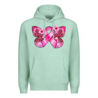 Seafoam Cancer butterfly Premium Hoodie - FaDigitalArtStudio