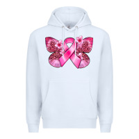 White Cancer butterfly Premium Hoodie - FaDigitalArtStudio