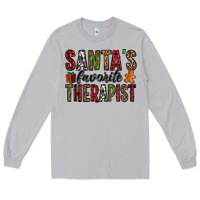 Moon Dust santa's favorite therapist Long Sleeve Tee - Jasminsmagicworld