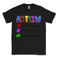 Black i'm a hot mess always stressed and proudly autism Classic Tee - Artiststas