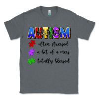 Charcoal Heather i'm a hot mess always stressed and proudly autism Classic Tee - Artiststas