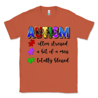 Copper i'm a hot mess always stressed and proudly autism Classic Tee - Artiststas