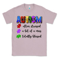 Lilac i'm a hot mess always stressed and proudly autism Classic Tee - Artiststas
