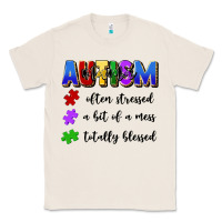 Natural i'm a hot mess always stressed and proudly autism Classic Tee - Artiststas