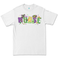 White nurse mardi gras Premium Tee - MaliasSmallBusiness