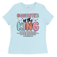 Baby Blue doughter of the king malia Ladies Tee - MaliasSmallBusiness