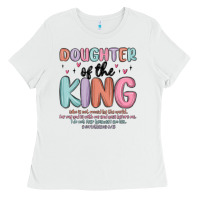 White doughter of the king malia Ladies Tee - MaliasSmallBusiness