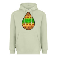 Matcha halloween pumpkin teardrop Heavyweight Hoodie - BundleAndBundleShop