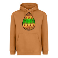 Meerkat halloween pumpkin teardrop Heavyweight Hoodie - BundleAndBundleShop