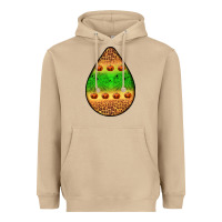 Mushroom halloween pumpkin teardrop Heavyweight Hoodie - BundleAndBundleShop