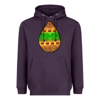 Plum halloween pumpkin teardrop Heavyweight Hoodie - BundleAndBundleShop