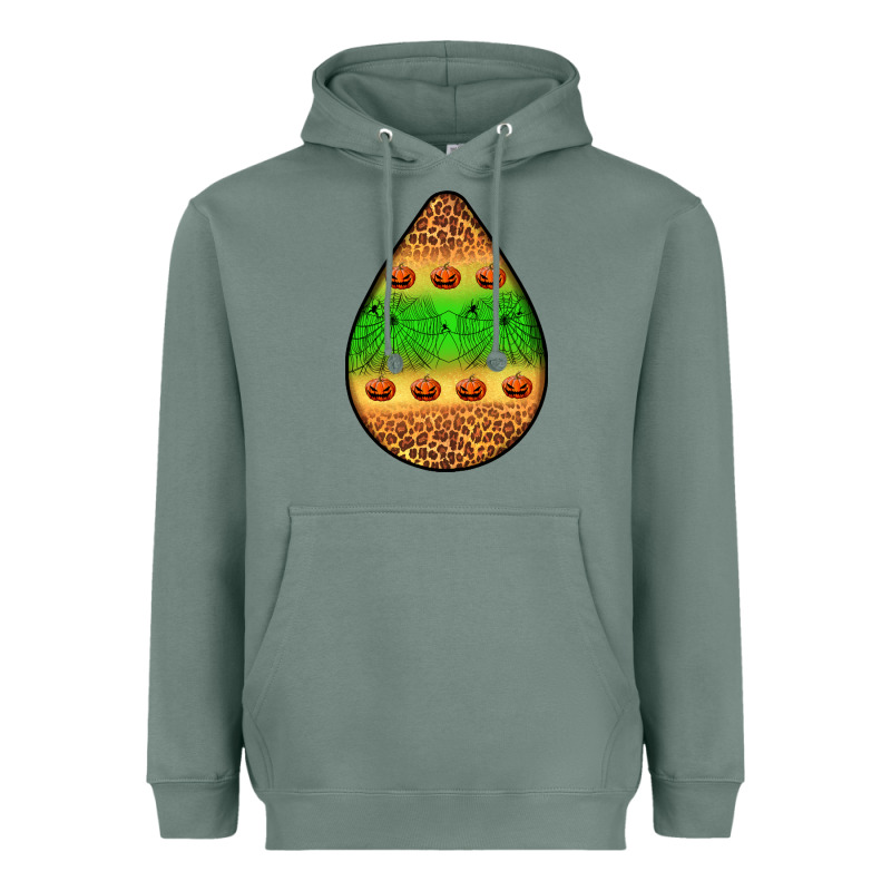 Halloween Pumpkin Teardrop Heavyweight Hoodie by BundleAndBundleShop | Teevron