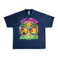 Navy hot mom summer Urban Heavy Tee - BarkalooDesign
