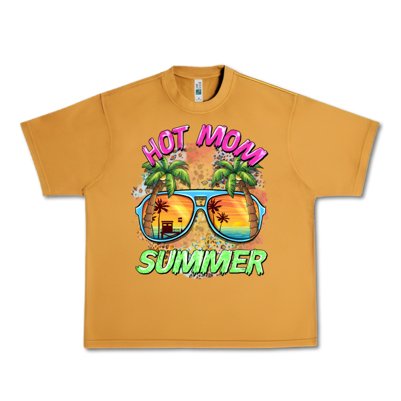 Hot Mom Summer Urban Heavy Tee by BarkalooDesign | Teevron