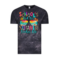 Cloud Black school's out for summer teacher life Vintage Tee - RanaPortraitStore