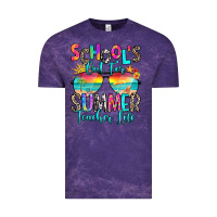 Cloud Purple school's out for summer teacher life Vintage Tee - RanaPortraitStore