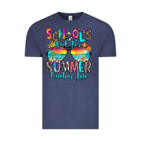 Vintage Denim school's out for summer teacher life Vintage Tee - RanaPortraitStore