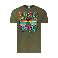 Vintage Olive school's out for summer teacher life Vintage Tee - RanaPortraitStore
