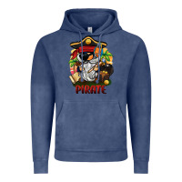 Vintage Denim pirate gnome Vintage Hoodie - BarkalooDesign