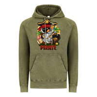 Vintage Olive pirate gnome Vintage Hoodie - BarkalooDesign