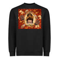 Black wizard head mom Heavyweight Sweatshirt - TumblerDesignByShophia