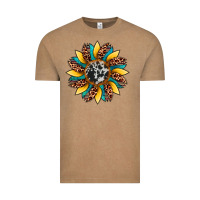 Sunflower Cowhide Leopard Vintage Tee | Teevron