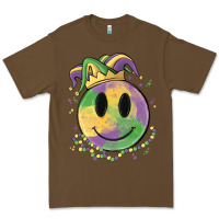 Cacao smiley face mardi gras Premium Tee - MaliasSmallBusiness