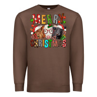 Chestnut Merry christmas calfs Premium Sweatshirt - FaDigitalArtStudio