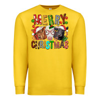 Lemon Merry christmas calfs Premium Sweatshirt - FaDigitalArtStudio