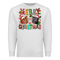 Oatmeal Heather Merry christmas calfs Premium Sweatshirt - FaDigitalArtStudio