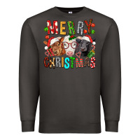 Smoke Merry christmas calfs Premium Sweatshirt - FaDigitalArtStudio