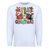 White Merry christmas calfs Premium Sweatshirt - FaDigitalArtStudio