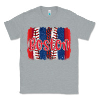 Heather Grey boston baseball team spirit brushstrokes Classic Tee - Artiststas