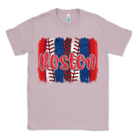 Lilac boston baseball team spirit brushstrokes Classic Tee - Artiststas