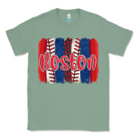 Sage boston baseball team spirit brushstrokes Classic Tee - Artiststas