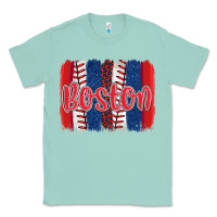Seafoam boston baseball team spirit brushstrokes Classic Tee - Artiststas