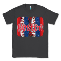Smoke boston baseball team spirit brushstrokes Classic Tee - Artiststas