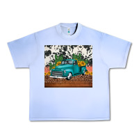 Grape Ice western farm truck cactus and sunflowers Urban Heavy Tee - Jasminsmagicworld