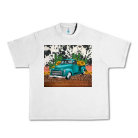 Lunar Rock western farm truck cactus and sunflowers Urban Heavy Tee - Jasminsmagicworld