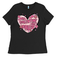My Valentine Has Paws Ladies Tee | Teevron