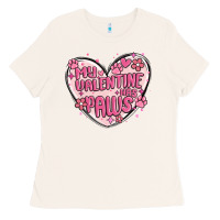 Bone my valentine has paws Ladies Tee - MaliasSmallBusiness
