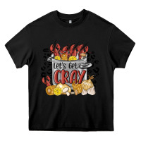 Black let's get cray crawfish boil Heavy Core Tee - MaliasSmallBusiness