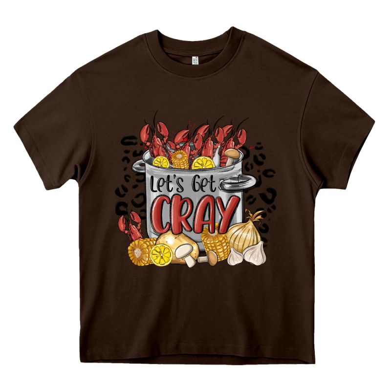 Let's Get Cray Crawfish Boil Heavy Core Tee by MaliasSmallBusiness | Teevron