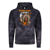 Cloud Black every child matters child and wolf Vintage Hoodie - BarkalooDesign