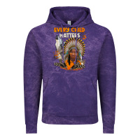 Cloud Purple every child matters child and wolf Vintage Hoodie - BarkalooDesign