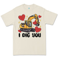 Bone i dig you valentines excavator Premium Tee - MaliasSmallBusiness