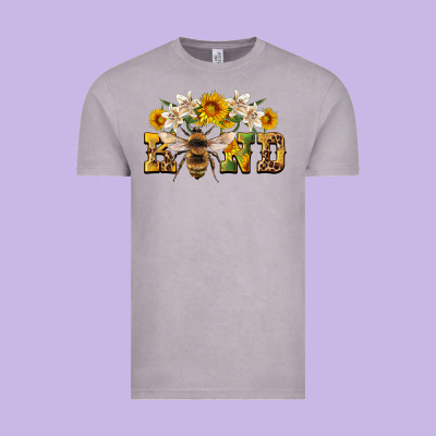 Bee Kind Vintage Tee Designed By Artiststas