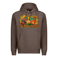 Coffee Happy Thanksgiving Premium Hoodie - FaDigitalArtStudio