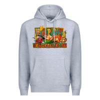 Heather Grey Happy Thanksgiving Premium Hoodie - FaDigitalArtStudio